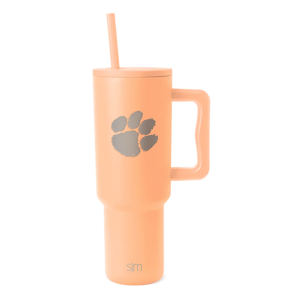 Clemson Simple Modern 40oz Trek Tumbler  - LT ORANGE