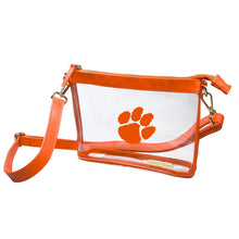 Clemson Small Crossbody Clear Bag