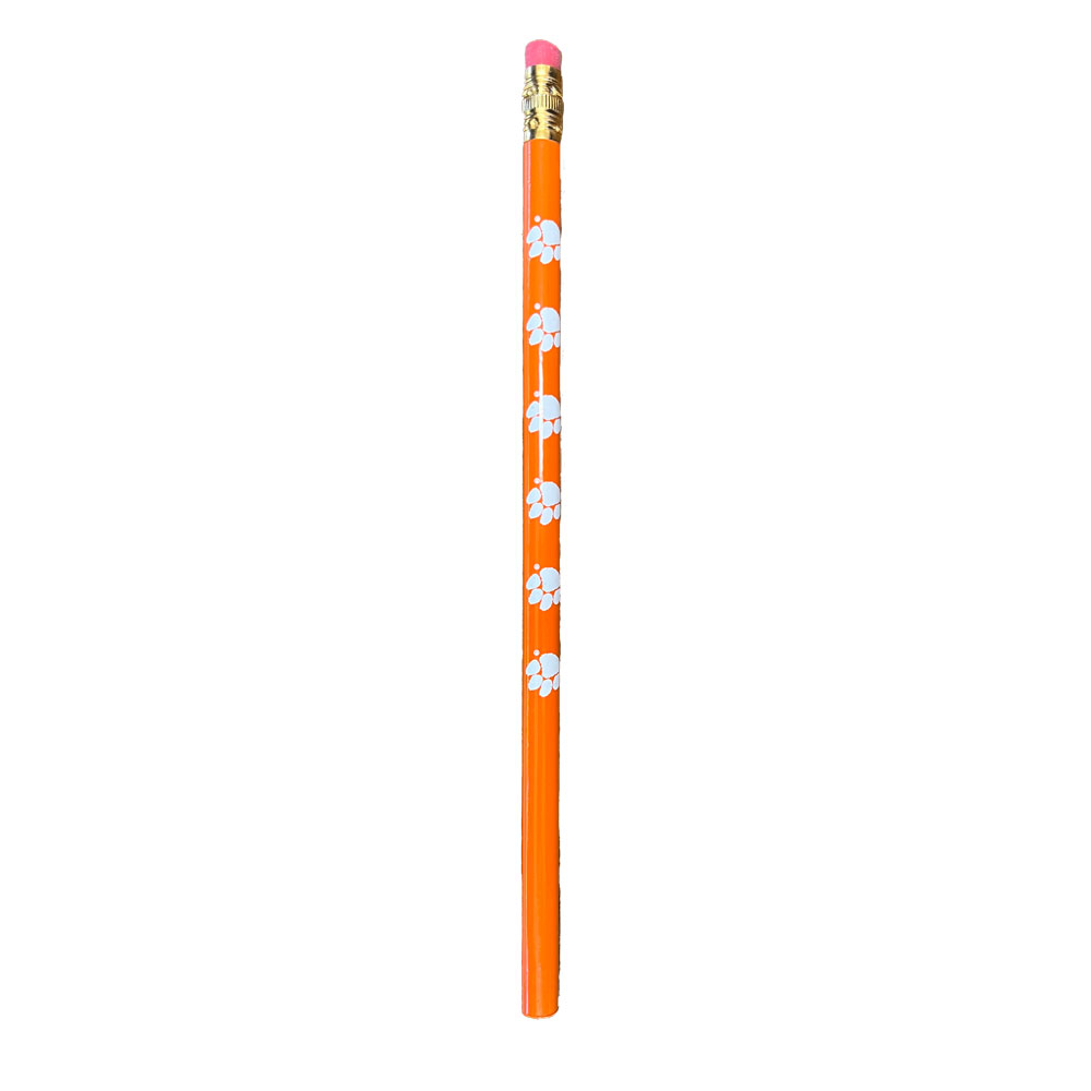 Clemson Small Paw Pencil - ORANGE
