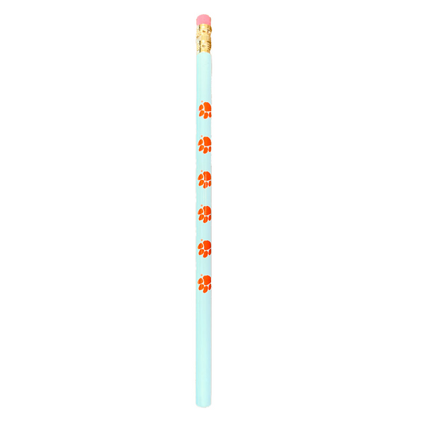 Clemson Small Paw Pencil - WHITE
