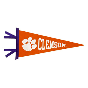 Clemson Small Paw Pennant