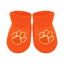 Clemson Solid Gift Box Booties