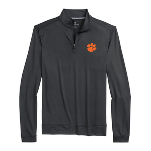 Clemson Southern Tide Cruiser Geo Printed Quarter Zip - BLACK