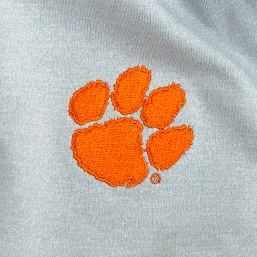 Clemson Southern Tide Cruiser Heather Quarter Zip - MD GREY