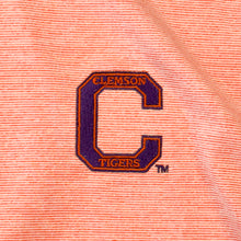 Clemson Southern Tide Driver Spacedye Vault-C Polo - ORANGE