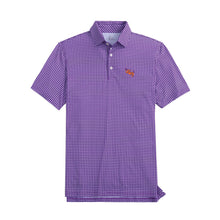 Clemson Southern Tide Dunes Edge Gentleman Tiger Polo - PURPLE