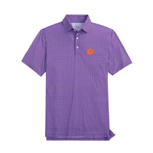 Clemson Southern Tide Dunes Edge Paw Polo - PURPLE