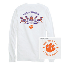 Clemson Southern Tide Gameday Long Sleeve Bonfire Tee - WHITE