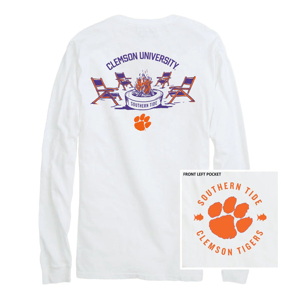 Clemson Southern Tide Gameday Long Sleeve Bonfire Tee