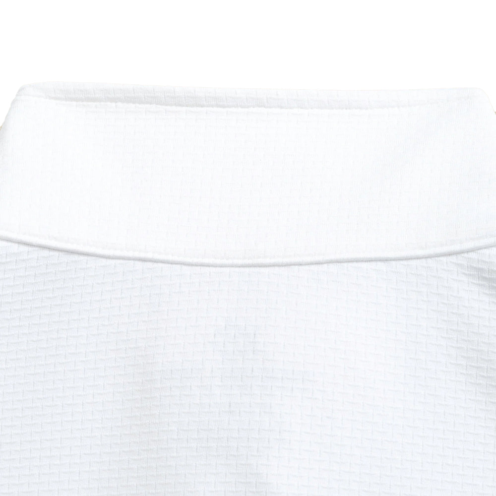 Clemson Southern Tide Schooner Textured Quarter Zip - WHITE