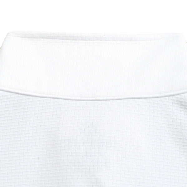 Clemson Southern Tide Schooner Textured Quarter Zip - WHITE