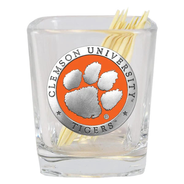 Clemson Square Shot Glass