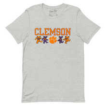 Clemson x Grateful Dead Stack Bears Tee - LT GREY