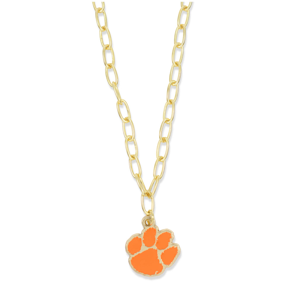 Clemson Stadium Paw Necklace