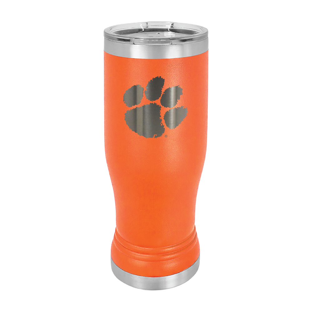Clemson Stainless Insulated Pilsner - ORANGE