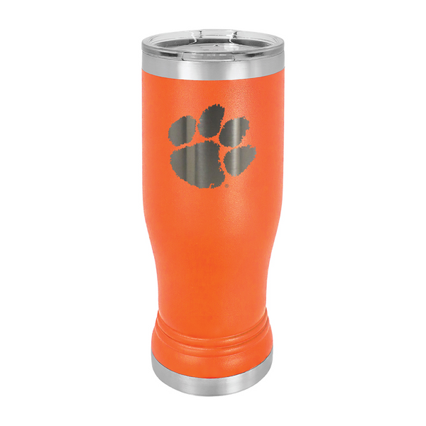 Clemson Stainless Insulated Pilsner - ORANGE