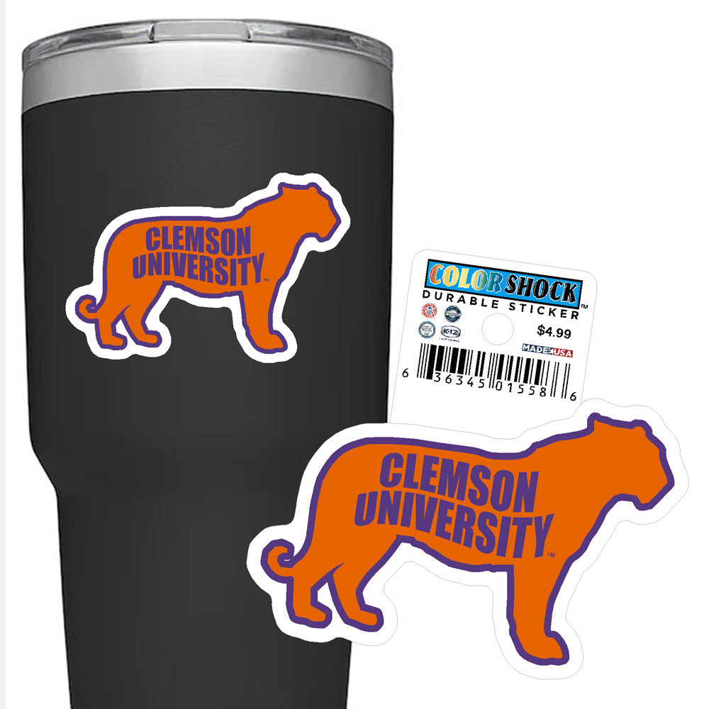 Clemson Standing Tiger Sticker