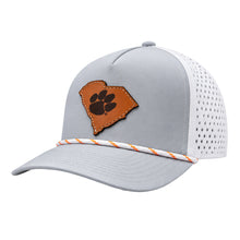 Clemson State Performance Mesh Rope Cap - GY/GR/WH