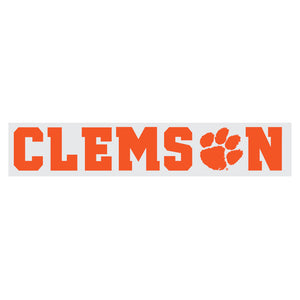 Clemson Static Cling Paw Hammer Decal