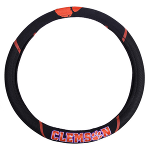 Clemson Steering Wheel Cover - BLACK