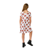 Clemson Stewart Simmons Girls Pocket Dress - WHITE