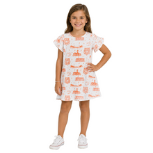 Clemson Stewart Simmons Girls Team Toile Dress - WHITE