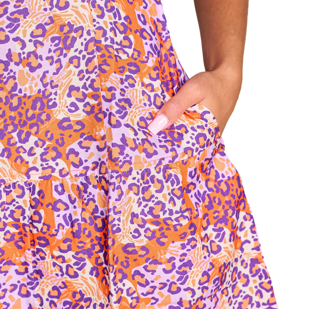 Clemson Stewart Simmons Women's Homecoming Drop Waist Dress - ORANGE