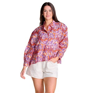 Clemson Stewart Simmons Women's Homecoming Ruffle Top - ORANGE