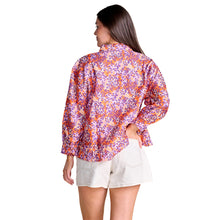 Clemson Stewart Simmons Women's Homecoming Ruffle Top - ORANGE