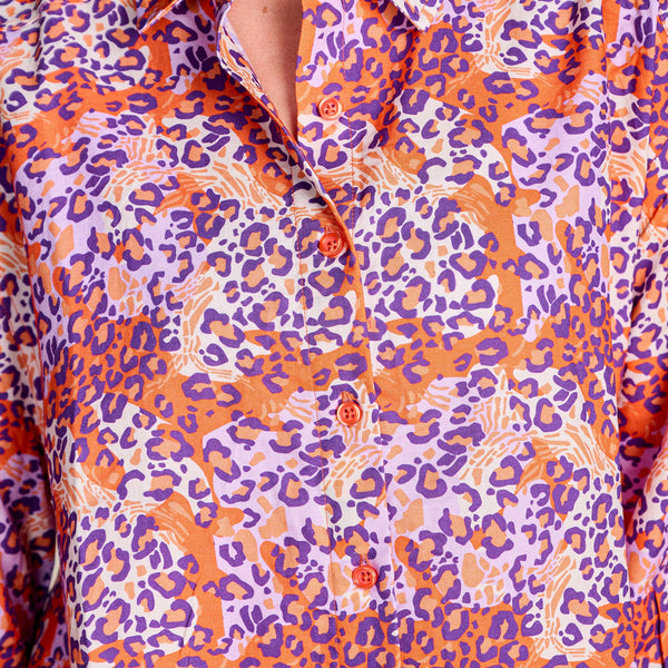 Clemson Stewart Simmons Women's Homecoming Ruffle Top - ORANGE