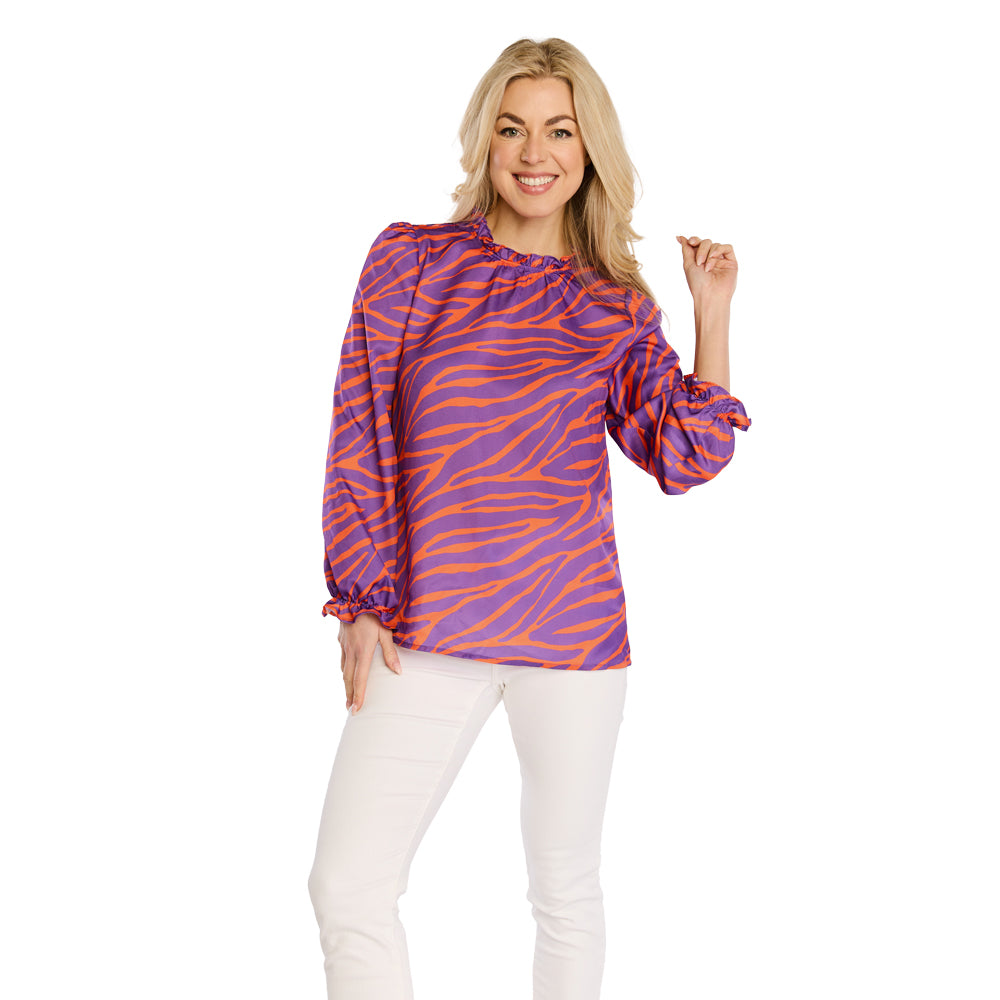 Clemson Stewart Simmons Women's Polyester 3/4 Sleeve Blouse