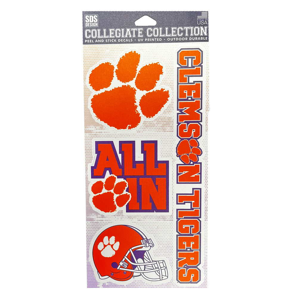 Clemson Sticker Collection