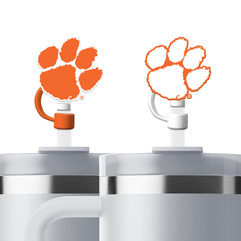 Clemson Straw Stopper 2 Pack