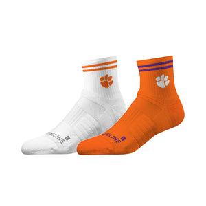 Clemson Strideline Half-Calf Socks (2 Pack)