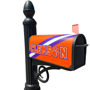 Clemson Stripes Magnetic Mailbox Cover