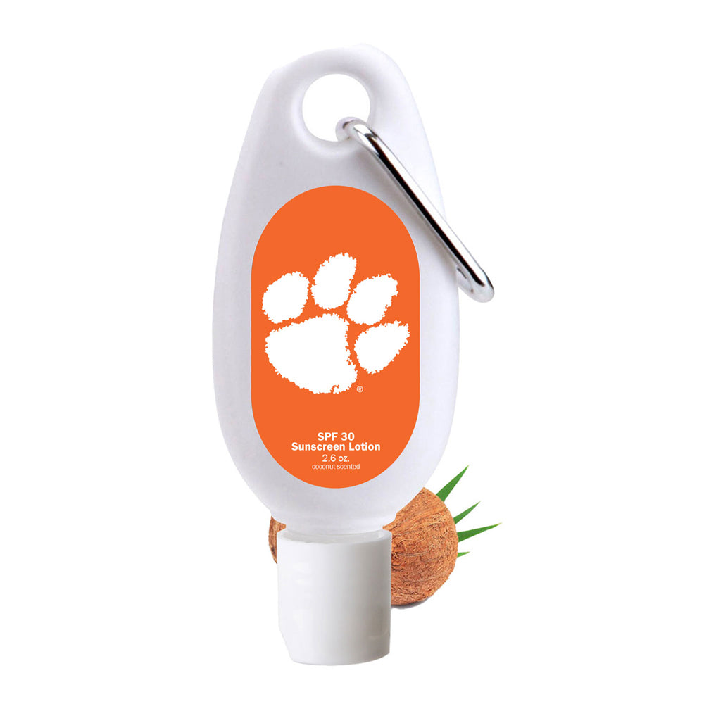 Clemson Sunscreen with Carabiner