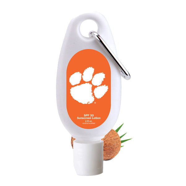 Clemson Sunscreen with Carabiner