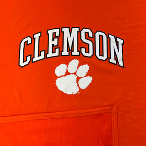 Clemson Sweatshirt Blanket - ORANGE