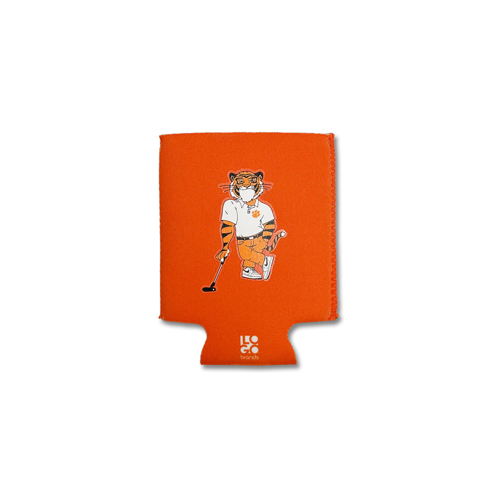 Clemson Swinging Tiger Can Cooler