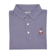 Clemson Swinging Tiger Golf Club Polo - PURPLE