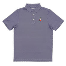 Clemson Swinging Tiger Golf Club Polo - PURPLE