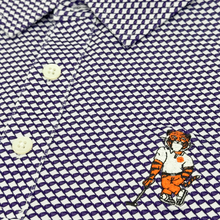 Clemson Swinging Tiger Golf Club Polo - PURPLE