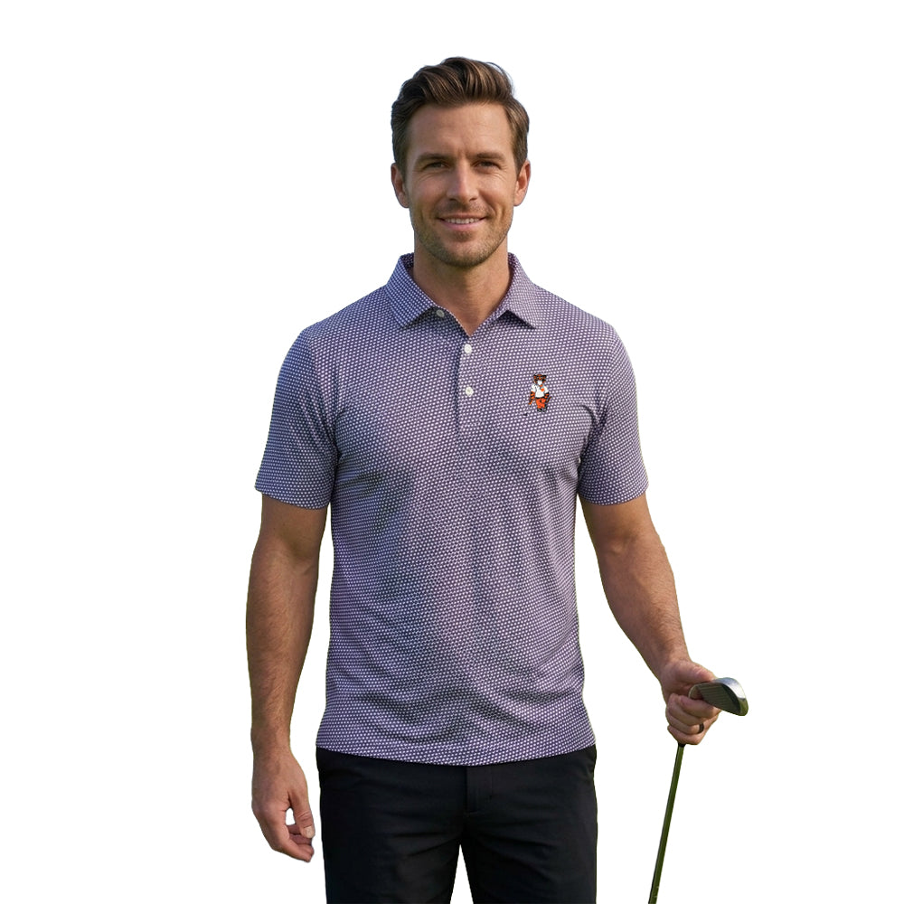 Clemson Swinging Tiger Golf Club Polo