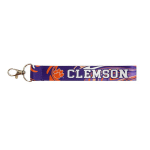 Clemson Swirl Key Tag
