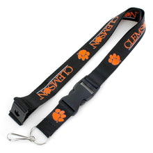 Clemson Team Lanyard - BLACK