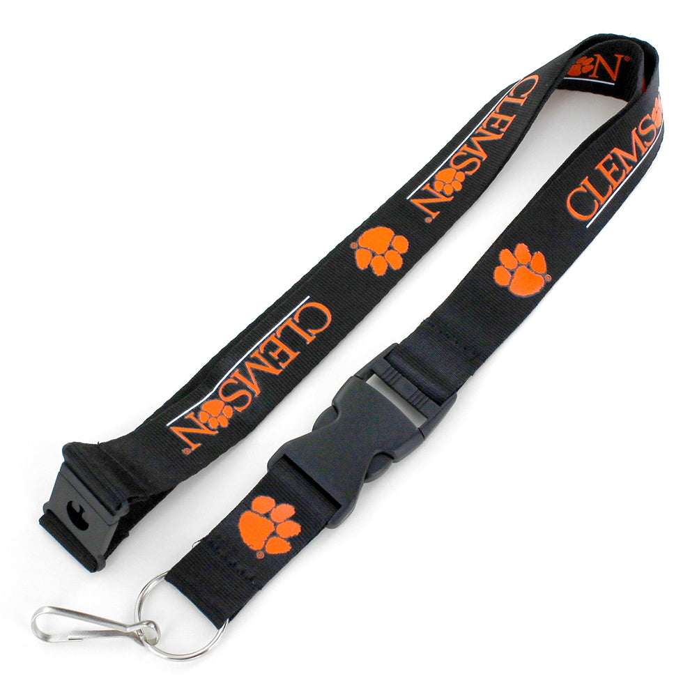 Clemson Team Lanyard - BLACK