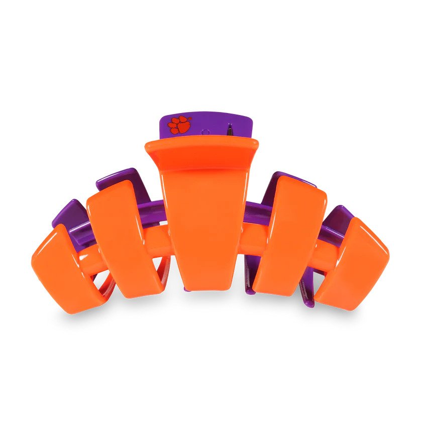Clemson Teleties Hair Clip 