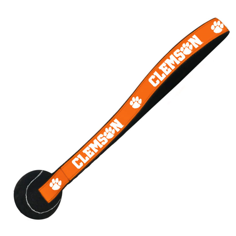 Clemson Tennis Ball Dog Toy 