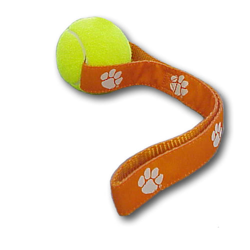 Clemson Tennis Ball Dog Toy