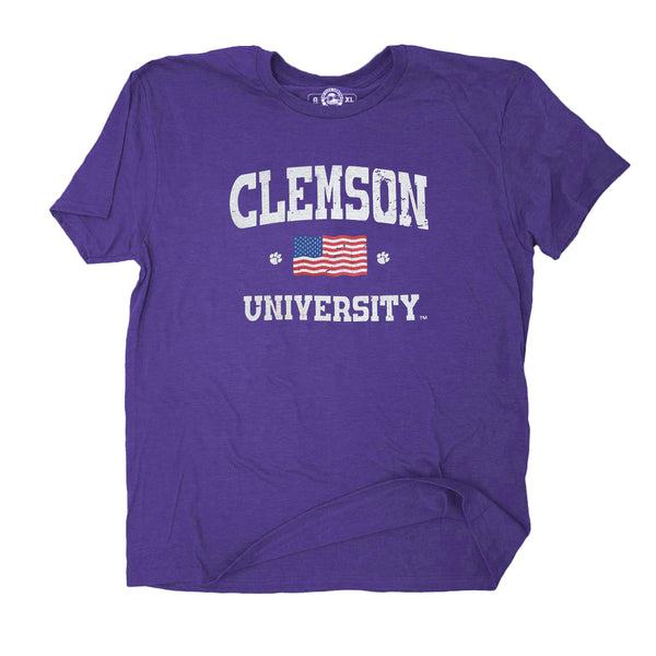 Clemson The Duck Company Clemson Flag Shirt